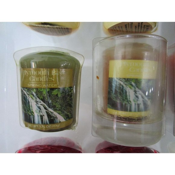 Plymouth Bay by Yankee Candle Votive Sampler Twelve Candles Open Box - Picture 7 of 16